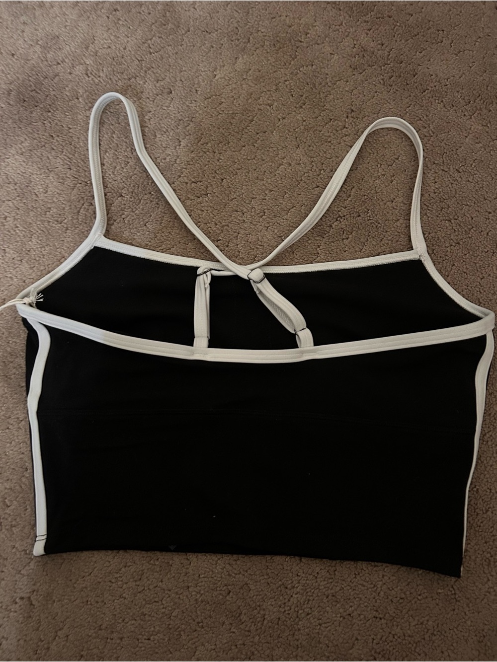 Vuori Black All the Feel Corset Tank - Picture 3 of 4